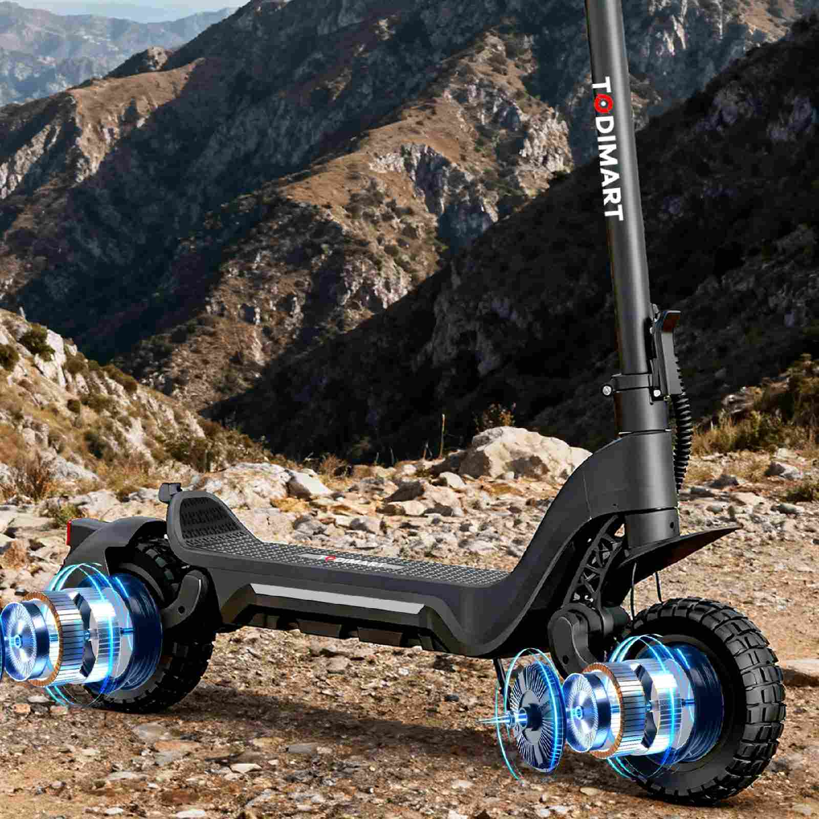 TODIMART X5S Elektroroller mit Dual-Motor